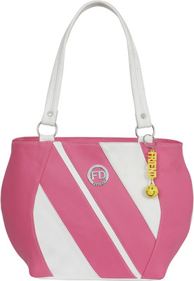 

FD Fashion Soft Luggage Shoulder Bag(Pink, White)