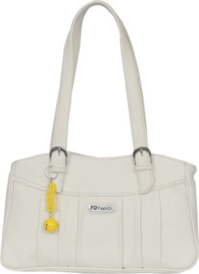 FD Fashion Women Shoulder Bag(White)