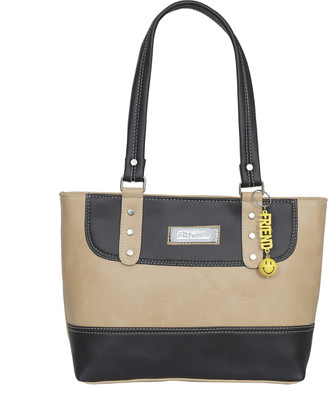 

FD Fashion Soft Shoulder Bag(Beige, Black)