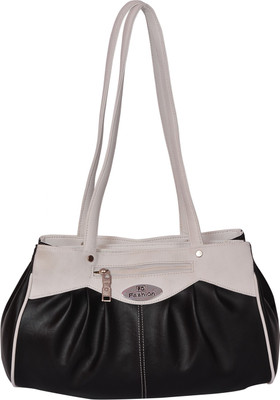 

FD Fashion Soft Shoulder Bag(Black, White)