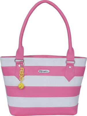 

FD Fashion Women Shoulder Bag(White, Pink), Pink;white