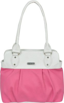 

FD Fashion Shoulder Bag(White, Pink), Pink;white
