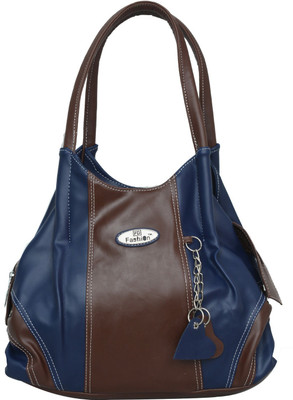 

FD Fashion Women Shoulder Bag(Blue, Brown)