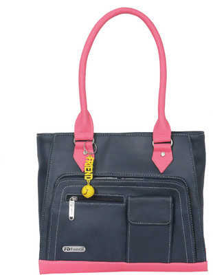 

FD Fashion Women Shoulder Bag(Blue, Pink)