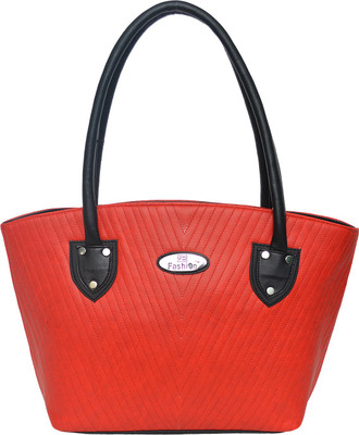 

FD Fashion Soft Luggage Hand-held Bag(Red, Black), Black;red