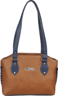 

FD Fashion Shoulder Bag(Tan, Blue), Blue;tan