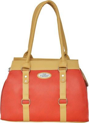 

FD Fashion Soft Luggage Shoulder Bag(Red, Beige), Beige;red