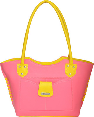 

JH handbag Hand-held Bag(Pink, Yellow)