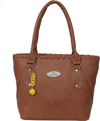 

FD Fashion Soft Shoulder Bag(Brown)