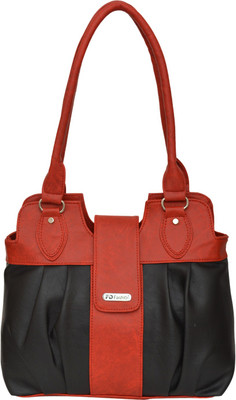 

FD Fashion Soft Shoulder Bag(Black, Red)
