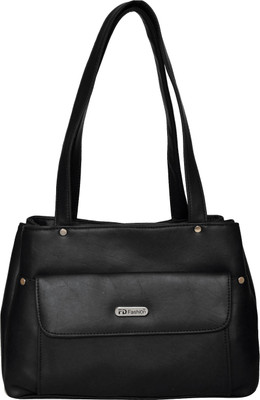 

FD Fashion Soft Shoulder Bag(Black)