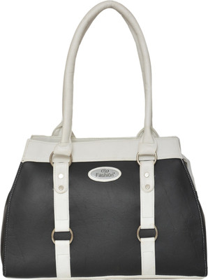 

FD Fashion Women Shoulder Bag(Black, White)