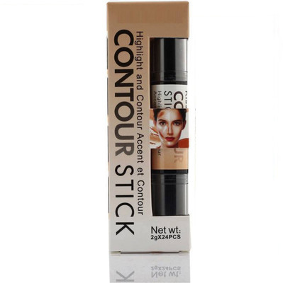 

Kiss Beauty Stick Highlight and Contour-9884-C Highlighter(Light Skin+Coffee)