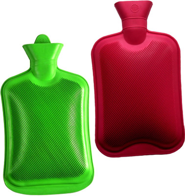 

CRETO Deluxe E 55 Hot Water Bag Non-Electric rubber hot water bag 1 L Hot Water Bag(Multicolor)