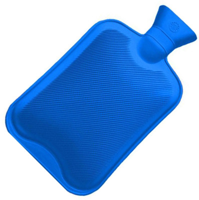 

CRETO Super Deluxe Plus+ Hot water bottle NON -ELECTRIC RUBBER HOT WATER BAG 1 L Hot Water Bag(Dark Blue)