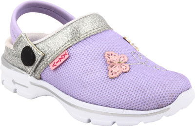 

XXIV Boys & Girls Slip-on Clogs(Purple, Purple butterfly