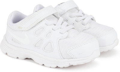 

Nike Boys Lace Running Shoes(White, White/white-wolf grey