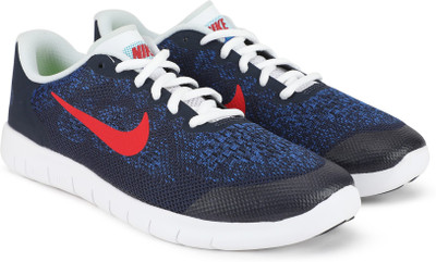 

Nike Boys Lace Running Shoes(Blue, Obsidian/university red-racer blue