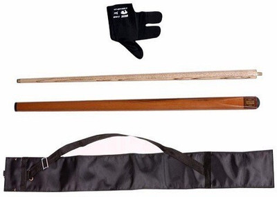 

Laxmi Ganesh Billiard LGB Combo of Handmade Half Normal Joint Glossy Snooker N Pool CUE with CUE Cover N Glossy Billiards Kit