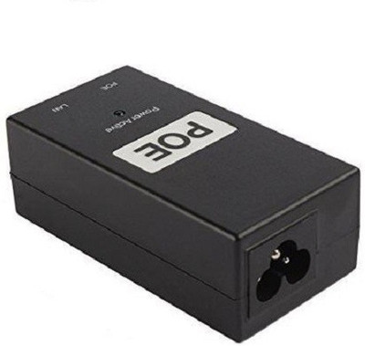 

VGS MARKETINGS 24V 1A Poe Switch Injector 2 Ports Power Over Ethernet Adapter Network DC Power POE Adapter 24v Adapter with power cord Lan Adapter(100 Mbps)
