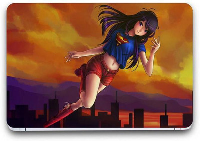 

PUNIX Super Girl Exclusive Laptop Skin Sticker Decal Wallpaper (15 Inch x 10 Inch) 4259 Vinyl Laptop Decal 15.6 High Quality HD Printed Vinyl Laptop Decal 15.6