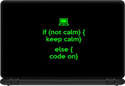 

Mugs4You Best Programmer Laptop Skins & Stickers HD Quality for 15.6 inches Laptop Vinyl Laptop Decal 15.6