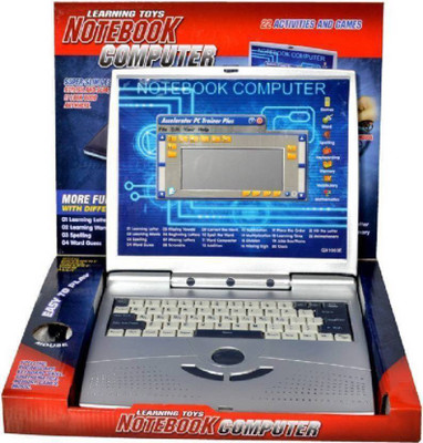 

skyler 22 Activites Super Slim English Learner & Educational Intellectual Notebook Laptop For Kids, toys(Multicolor)