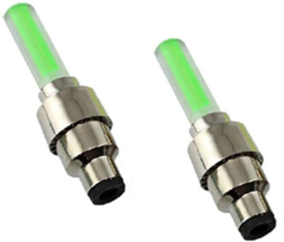 FASTIDIOUS FIREFLYS MOTION SENSOR VALVE CAP LIGHT LED Wheel Reflectors(Green)