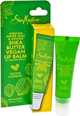 Shea Moisture Lip Balm African Water Mint 15 Ml - 1 Unit African Water Mint & Ginger(Pack of: 1, 15 g)