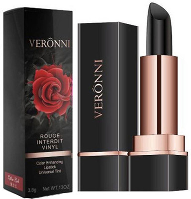 

Veronni Imported Black Rose Essence Magic Red Water proof Matte finish Long-lasting Makeup Batom Change Color Lipstick Lip Makeup with Natural ingredients .(Retro Red, 30 g)