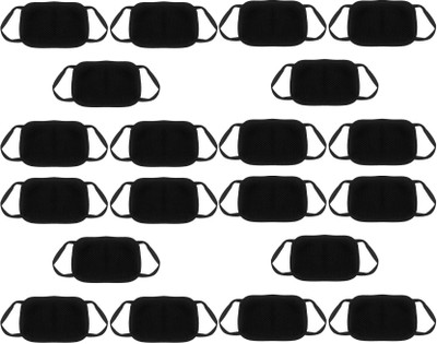 

ABlue Clipper Dust/Anti-Pollution Protective Unisex Face Mask Free size With Elastic headband, Skin friendly Cotton Fabric used washable, and reusable. 20 pcs Dust/anti-pollution mask Mask and Respirator