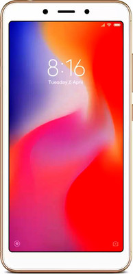 

Redmi 6A (Gold, 16 GB)(2 GB RAM)