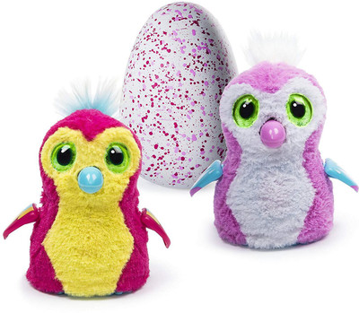 

Hatchimals Hatching Egg - Interactive Creature - Penguala - Pink Egg by Spin Master(Multicolor)