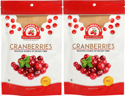 

Wonderland Whole Cranberries Cranberries(400 g, Pouch)