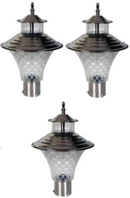 PR Prashant gate light po3 Gate Light Outdoor Lamp(Clear)