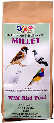 

JiMMy Refill Your Feeder Millet Wild Bird Food - 400 Gms 400 kg Dry Bird Food