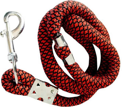 

SAWAY High Quality Imported Nylon Rope 16 MM 1.75 CM 1.75 cm Dog Martingale Leash(Black, Red)