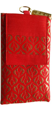 

Mahadev Exports Mobile pouch with zip behind Mobile Pouch(Red)