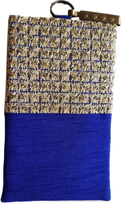 

Mahadev Exports Mobile pouch with zip behind Mobile Pouch(Blue)