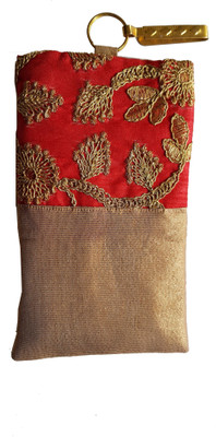 

Mahadev Exports Mobile pouch with zip behind Mobile Pouch(Red)