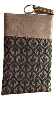 

Mahadev Exports Mobile pouch with zip behind Mobile Pouch(Black)