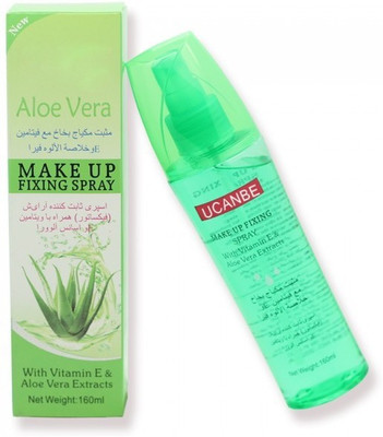 

Kiss Beauty Aloe Veera Make Up Fixing Spray Primer - 160 ml(green)