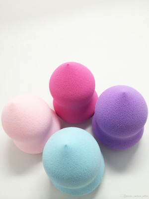 

Gjshop 4 Pcs Makeup Foundation Sponge Makeup Cosmetic puff Flawless Powder Smooth make up sponge (Multi Color)