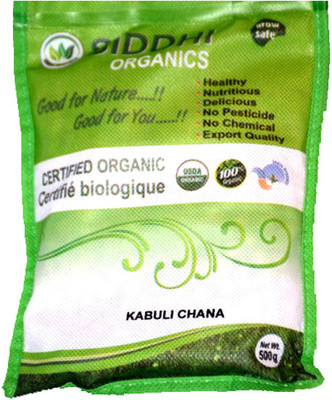 SIDDHI ORGANICS White Kabuli Chana (Whole)(500 g)
