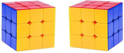 

Qweezer [ Combo of 2 pcs ] Rubiks cube combo set of 2 rubix cube 3x3 rubic Qube high speed stickerless magic rubik puzzle rubick cube brainstorming game toy qube(2 Pieces)