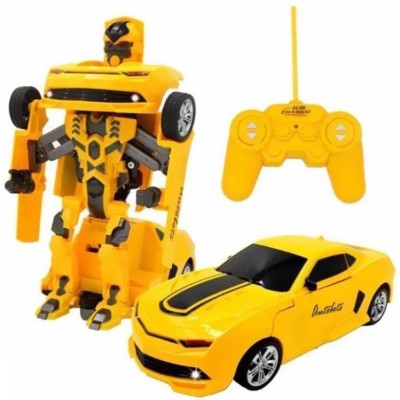 

ExaltedCollection Rechargeable Transformer Robot Toy for kids (Yellow)(Yellow)