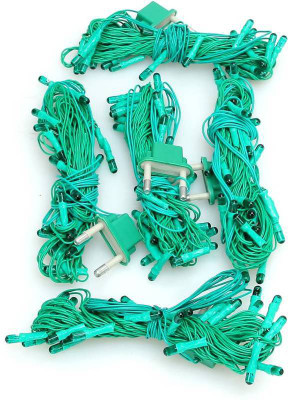 SINAL 30 LEDs 3.3 m Green Steady String Rice Lights(Pack of 5)