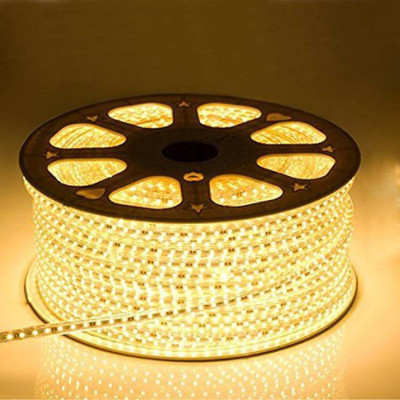 IMAGO 300 LEDs 5 m Yellow Steady Strip Rice Lights(Pack of 1)