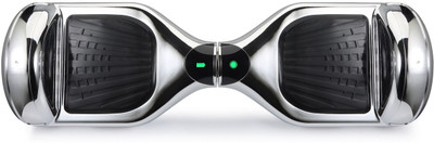

Tygatec Bluetooth Music Speaker Hover board with RGB LED Light Electric Drifting Board Self Balance Wheel Chorme Black Hoverboard Scooter(Black, White)