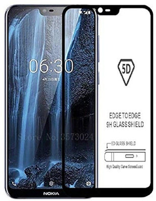 Express Buy Edge To Edge Tempered Glass for Nokia 6.1 Plus(Pack of 1)